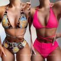 Plus Size Badebode Girls tragen Micro -Privatlabel Bikinis High Taille Sexy Strand Bikini Bikini